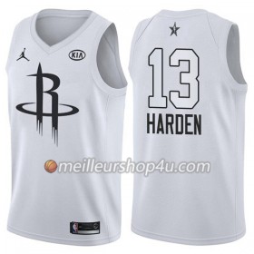 Maillot Basket Homme Houston Rockets James Harden 13 2018 All Star Jordan Brand Blanc Swingman
